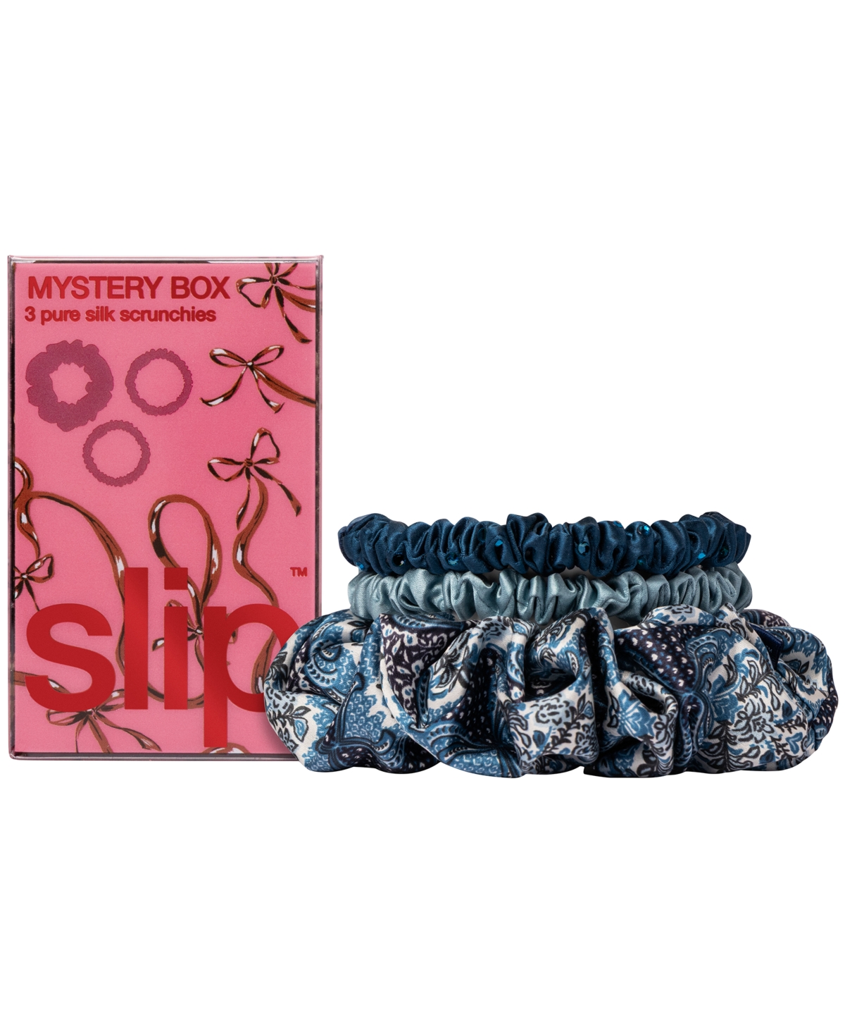 Slip Pure Silk Assorted Scrunchies Mystery Box, Set of 4