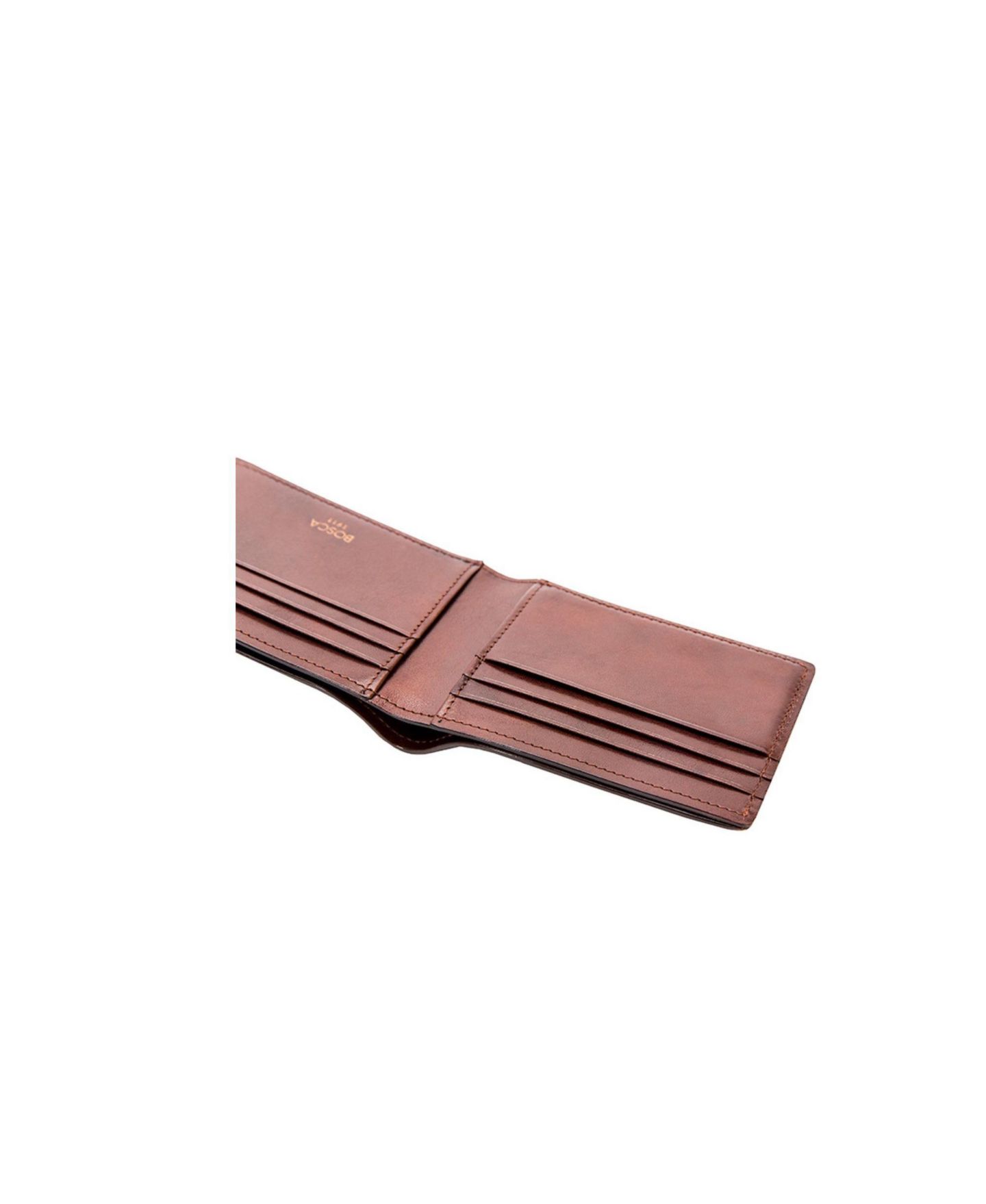Мужской кошелёк Bosca Dolce Small Bifold Wallet, цвет: Коричневый — фото 5