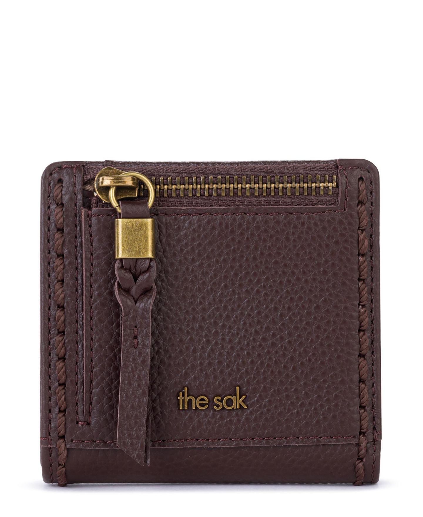 Женский кошелёк The Sak Mira Leather Floral-Emboss Snap Closure Wallet, цвет: Чёрный — фото 7