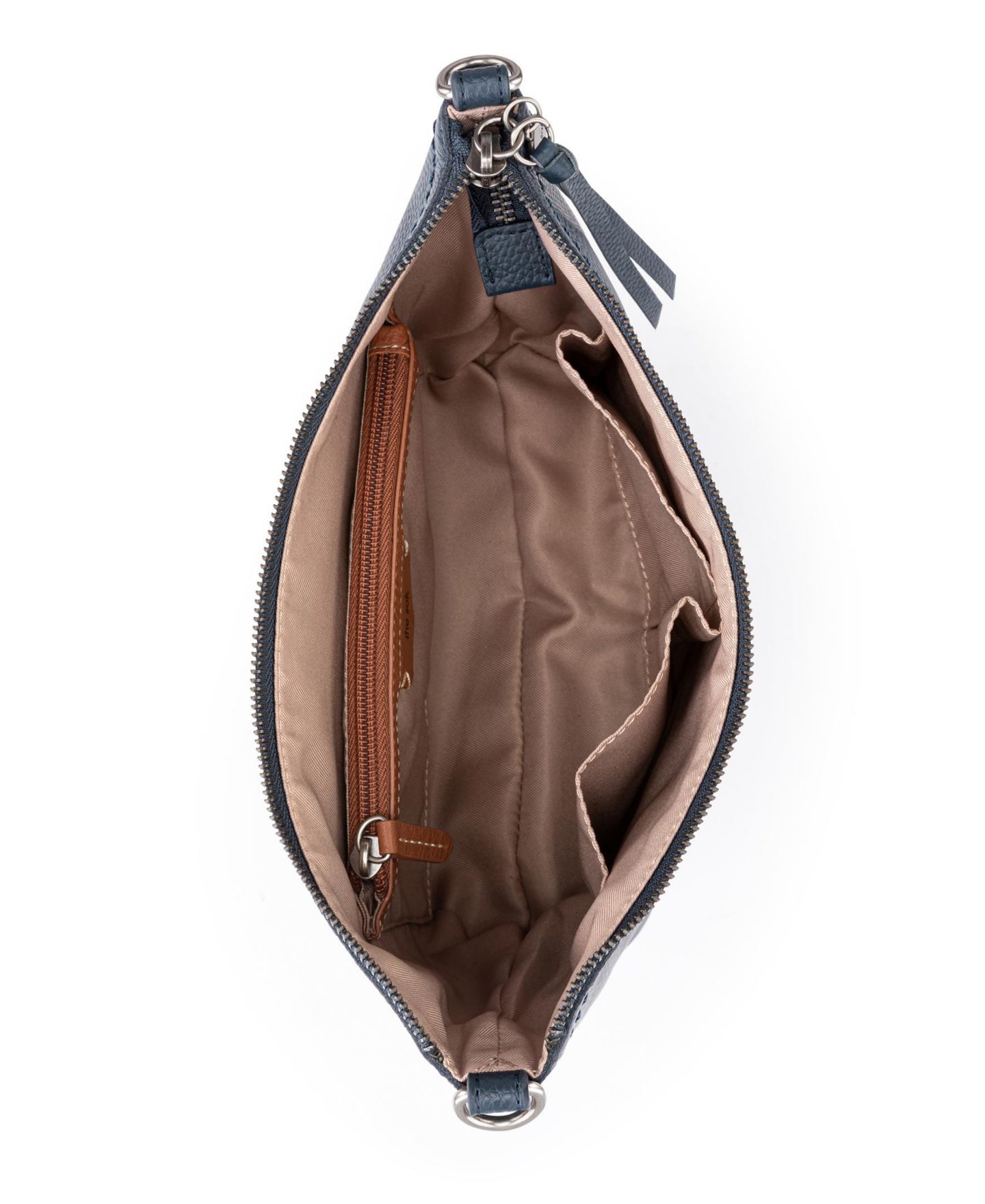 Женская сумка The Sak Jasmine Leather Medium Hobo Handbag, цвет: Индиго — фото 4