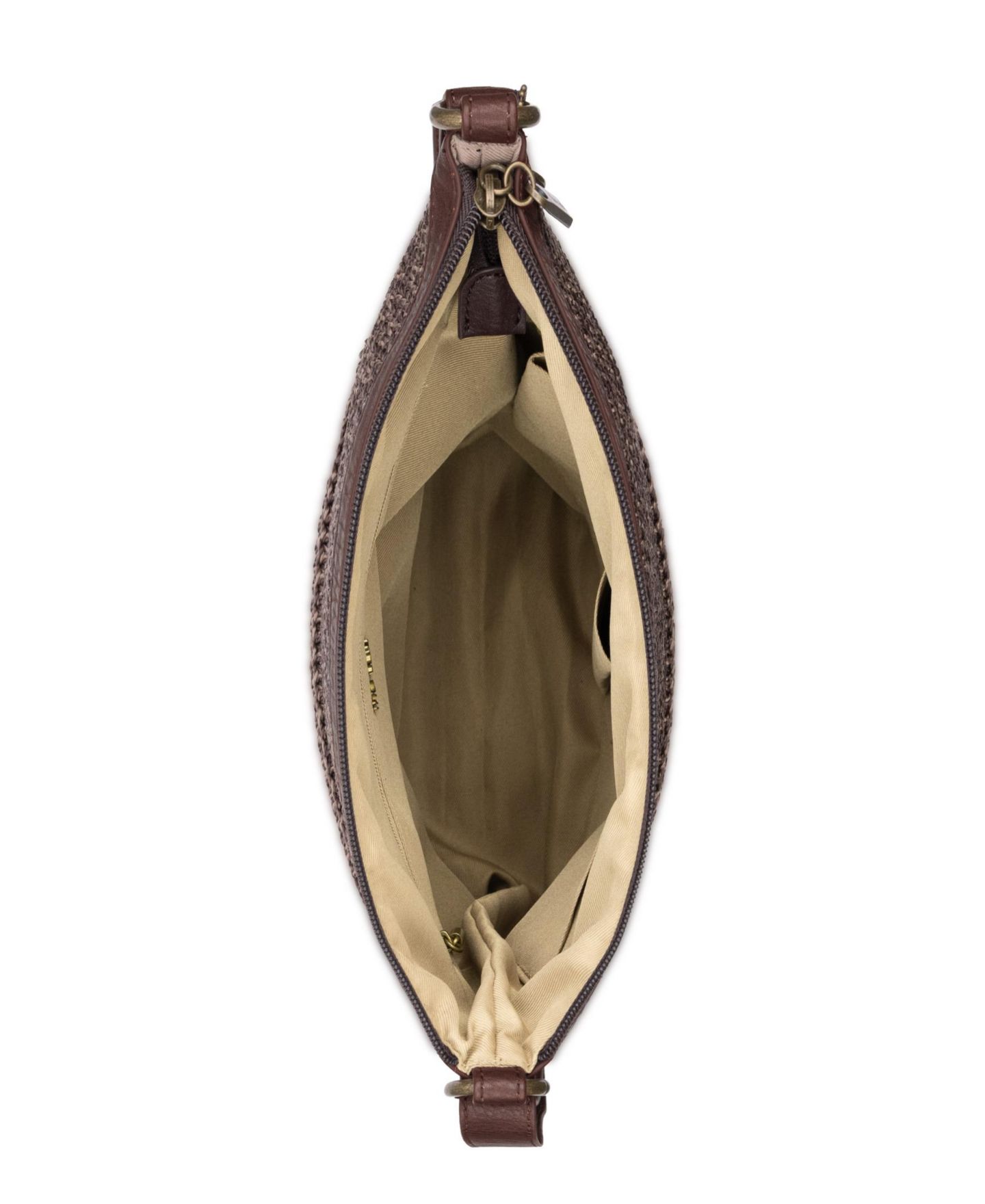 Женская сумка The Sak Lucia Crochet Medium Adjustable Crossbody, цвет: Nutmeg Static — фото 6
