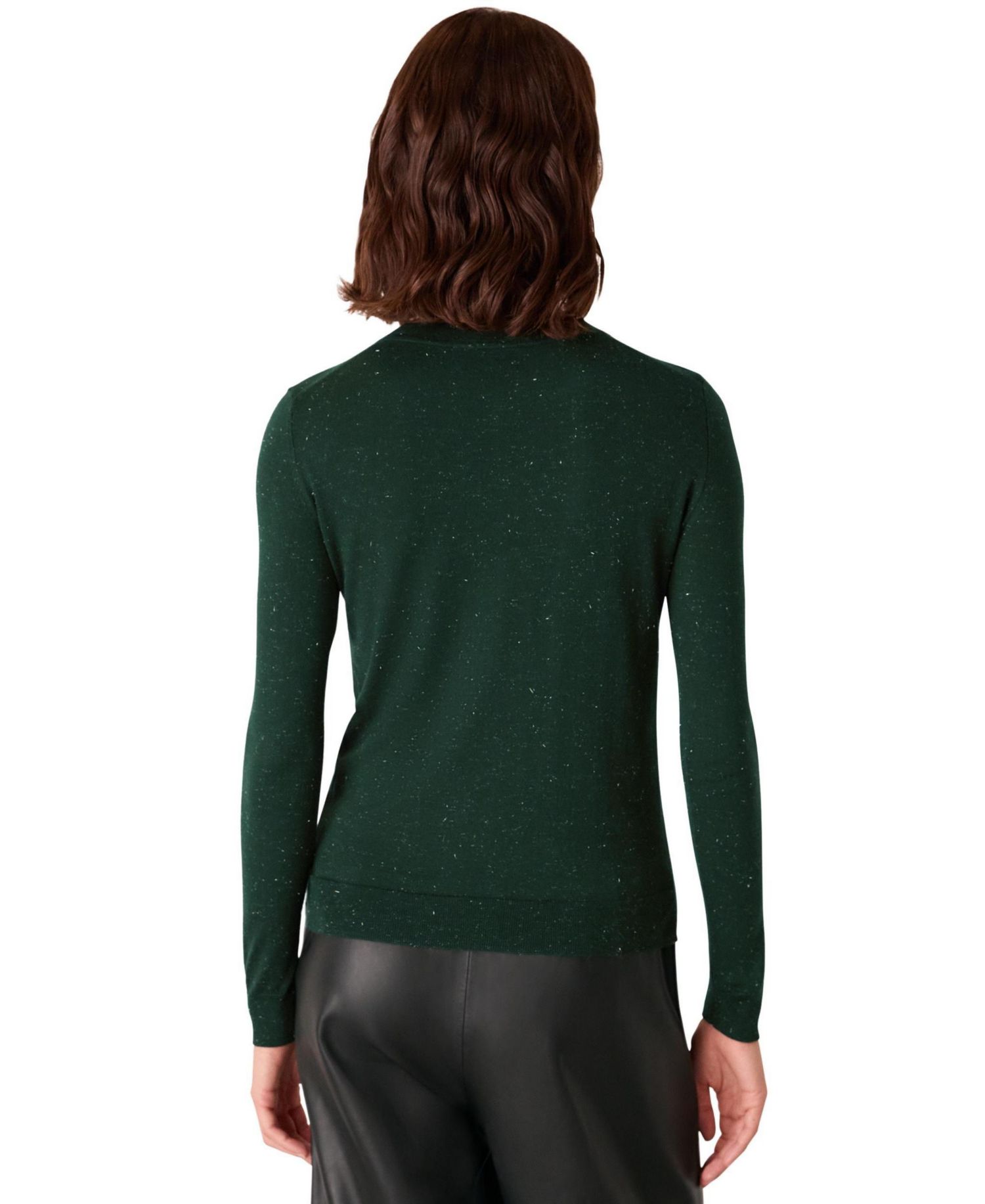 Women's Annie Sparkle Long-Sleeve Crewneck Knit Top