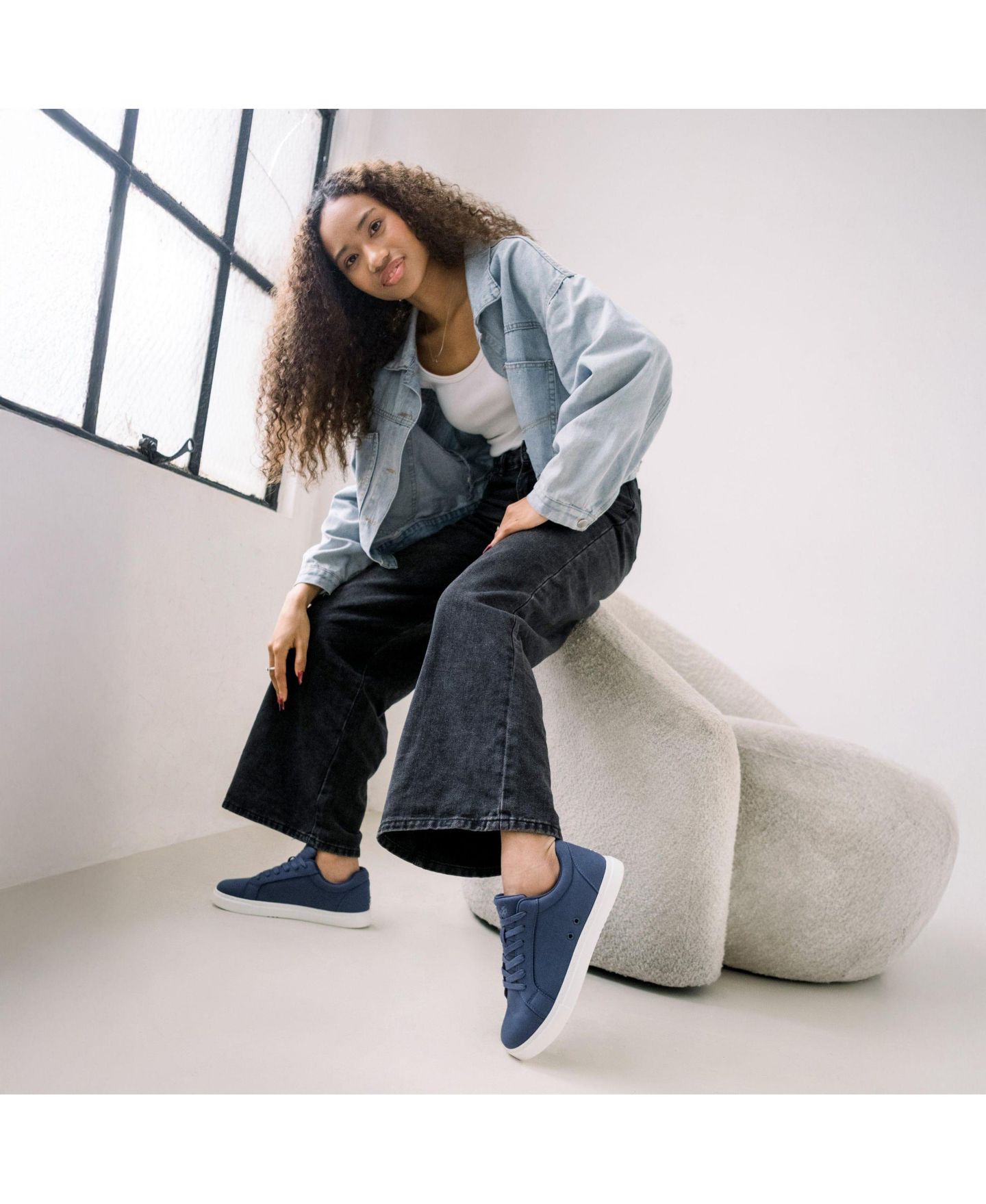 Женские кроссовки Fuego Navy Low-top, цвет: Тёмно-синий — фото 2