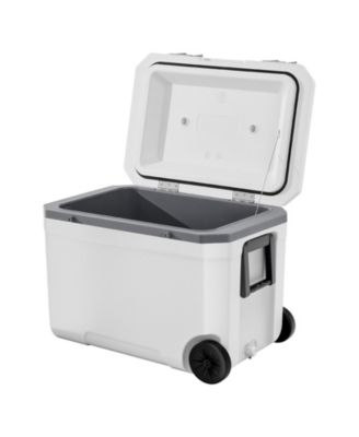 45 Qt Wheeled Hard Cooler with 60 Hour Ice Retention and Side Pull Handle