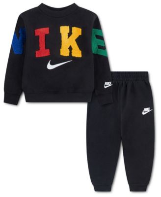 Boys' 2T-7 Fleece Crewneck Sweatshirt and Joggers, 2-Piece Set