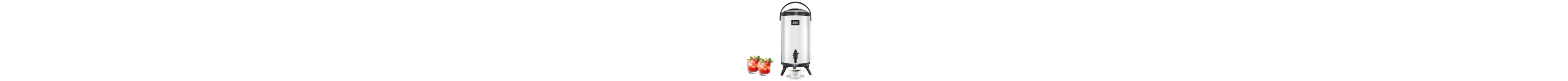 Sugift 2.4 Gallon Insulated Beverage Dispenser with Temperature Display and Stainless Steel Body