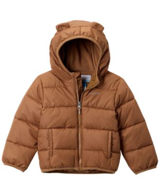 Toddler Girls' 2T-4T Tiny Bear Hooded Puffer Jacket