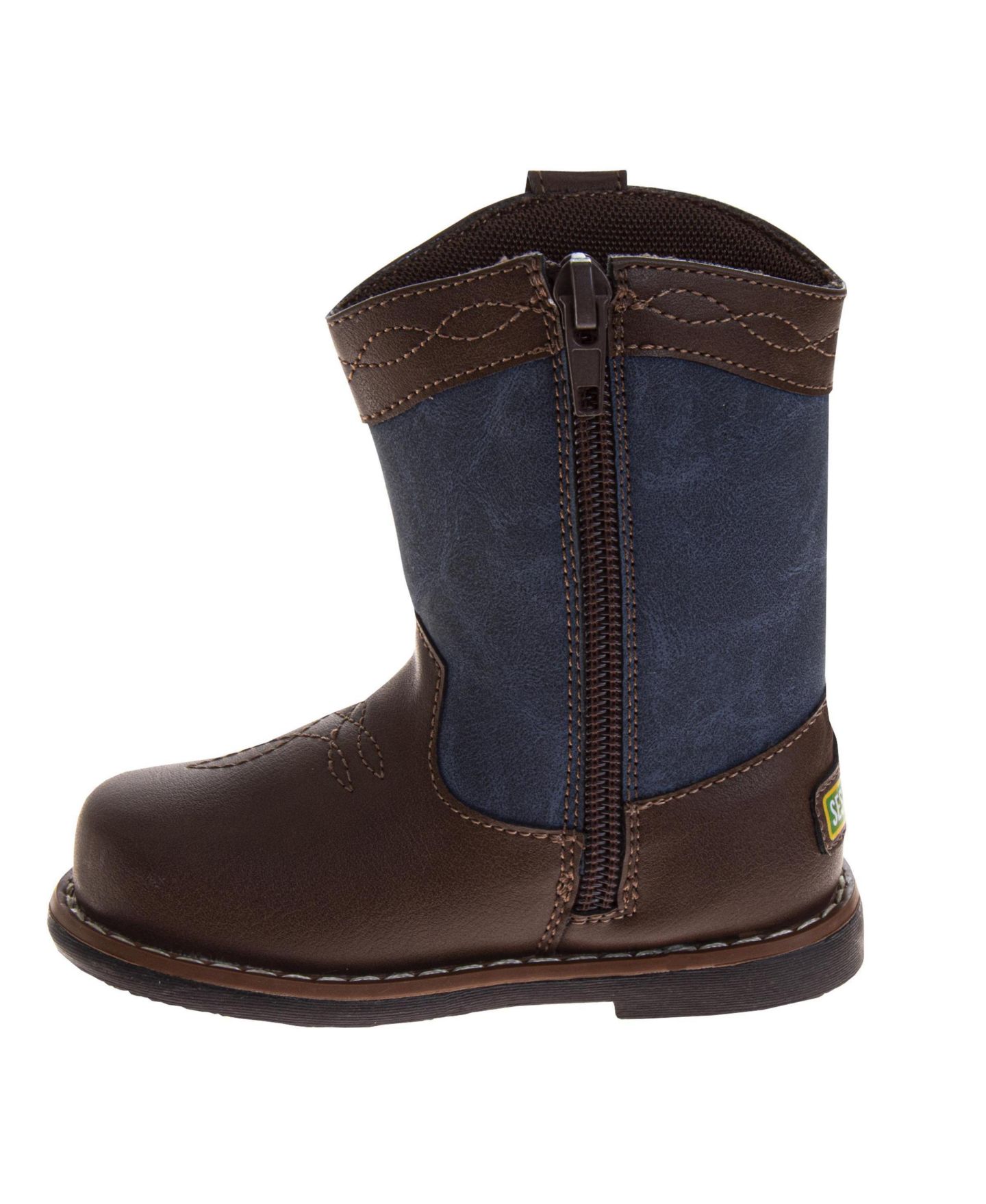 Ботинки Sesame Street Elmo Cowboy Boots ( 2 to 8) Western Pull-On Boots для мальчиков, цвет: Коричневый — фото 3