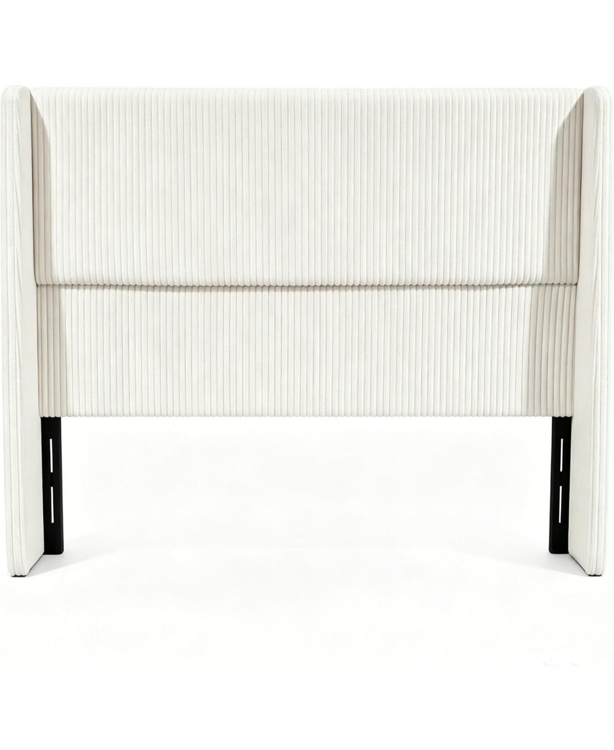 gaomon Full Size Wingback Headboard 50.6" Tall Corduroy Upholstered with High-Density Padding, Sturdy Wood Frame, Easy Assembly