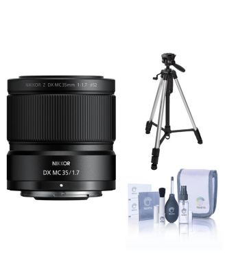 NIKKOR Z DX MC 35mm f/1.7 Macro Lens with Tripod, Compatible with Nikon Z Series Cameras