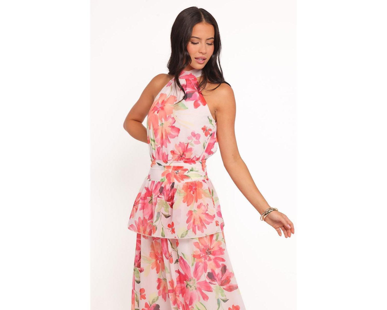Women's Martha Halter Sleeveless Maxi Dress