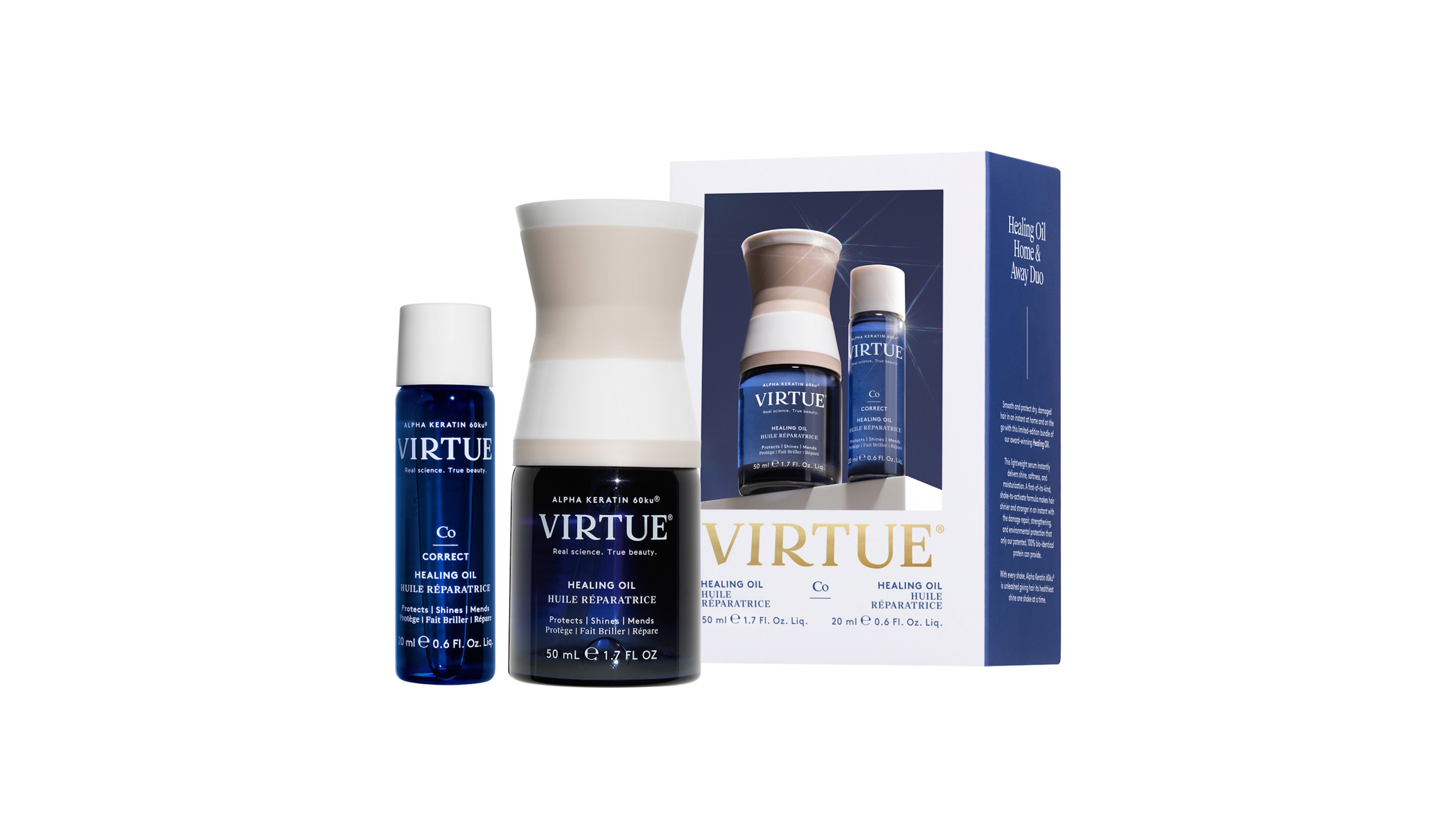 Virtue 2-Piece Home & Away Healing Oil Kit