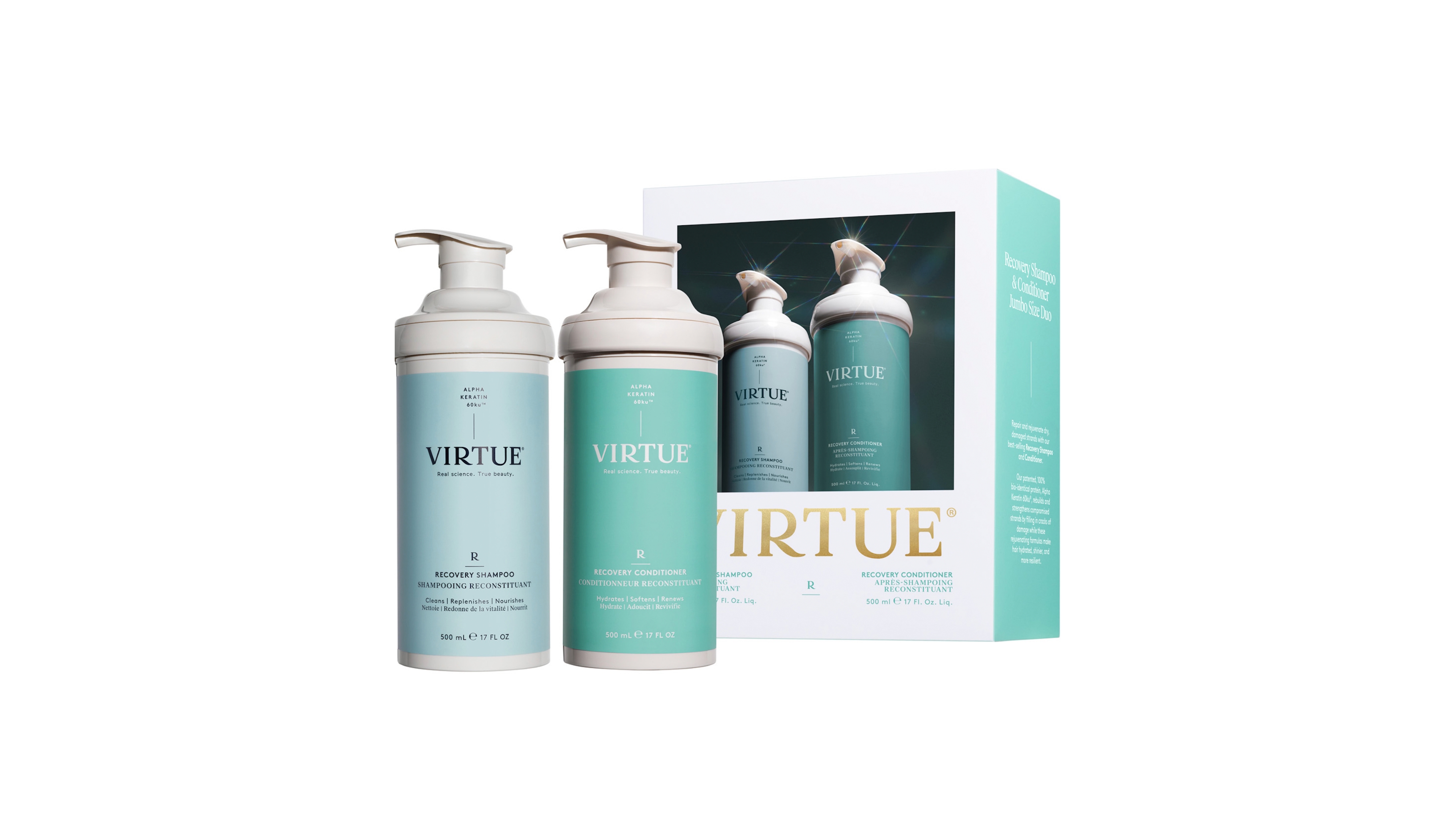 Virtue 2-Piece Recovery Shampoo & Conditioner Jumbo Duo Set