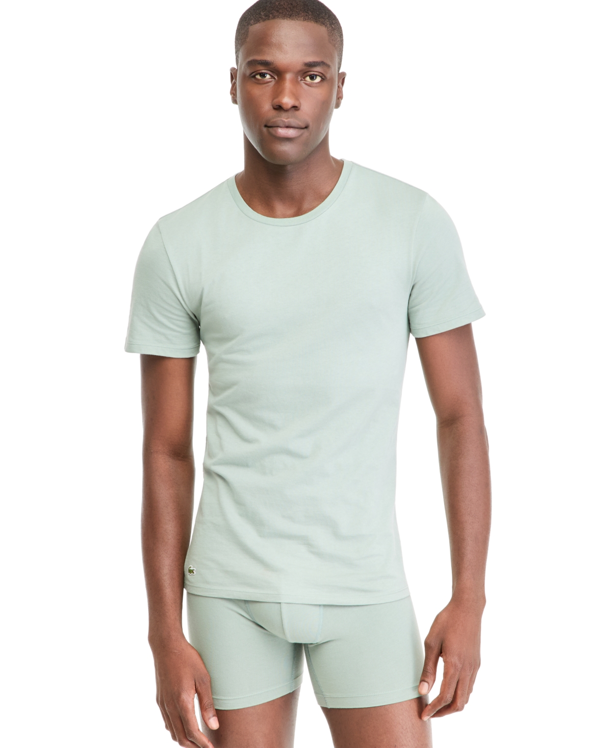 Lacoste Men's 3-Pack Slim Fit Crewneck T-Shirts