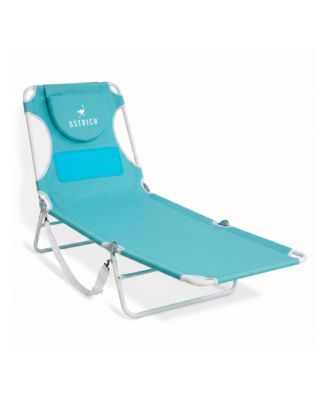 The Ladies Comfort Lounger, Foldable Beach Pool Tanning Chair