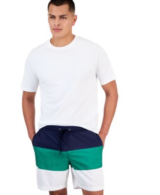 Men's Colorblocked 7" Swim Trunks
