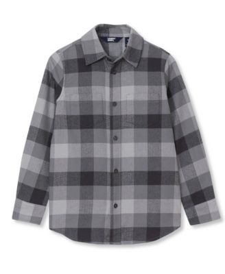 Kids Long Sleeve Flannel Shirt