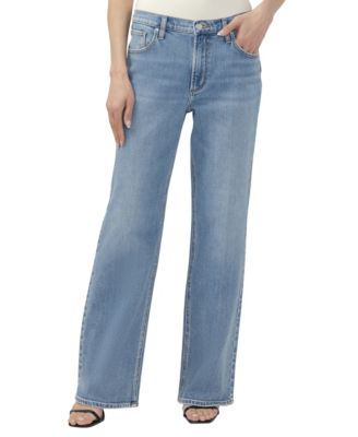Women's Baggy Bootcut High-Rise Cotton-Blend Jeans