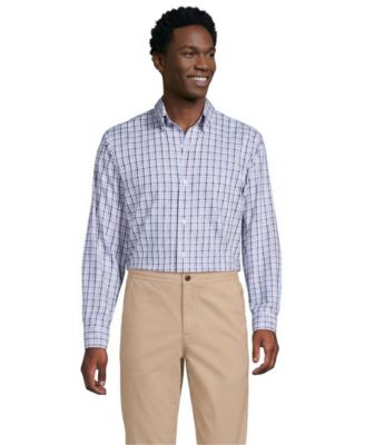 Men's No Iron Supima Cotton Pinpoint Buttondown Collar Dress Shirt