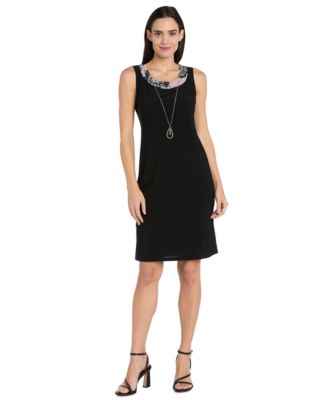 Petite Scoop Neck A-Line Dress and Jacket, 2-Piece Set