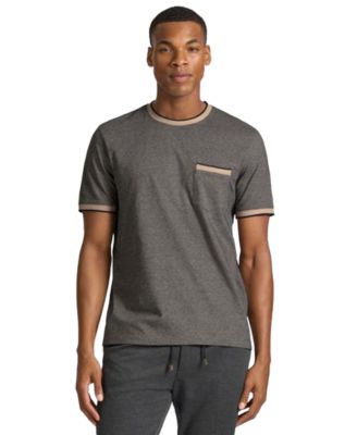 Men's Fitzroy Jacquard Classic-Fit Crewneck T-Shirt
