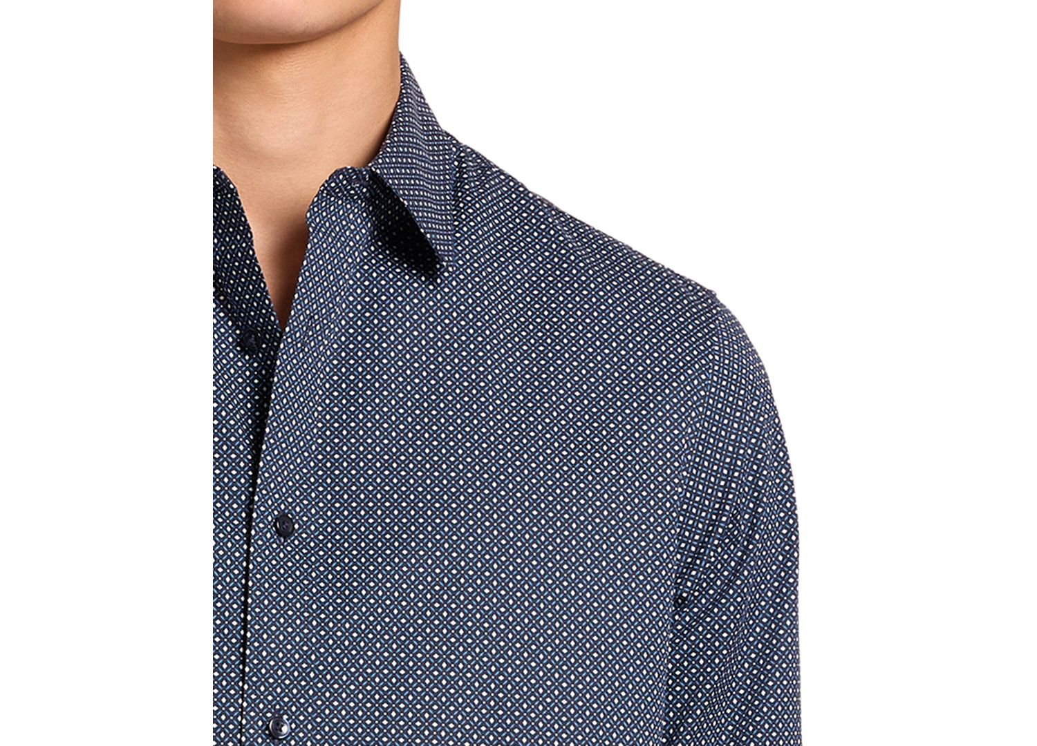 Men's Stretch Diamond Geo Shirt