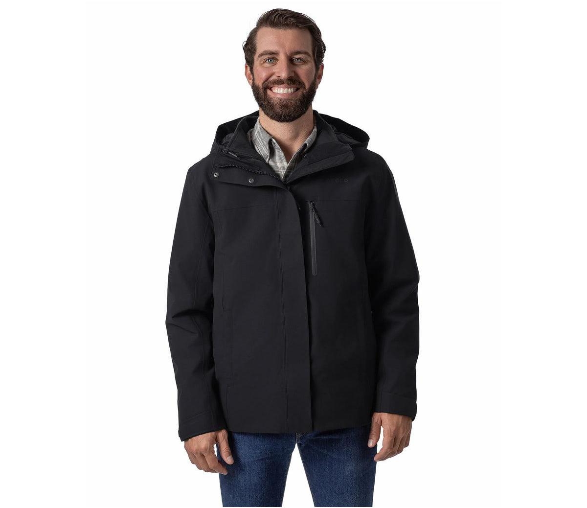 ororo Men's River Ridge Heated 3-in-1 Jacket - Black