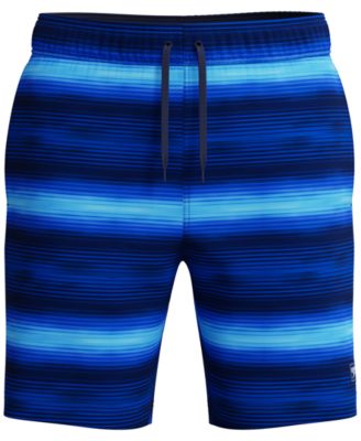 Men's Engineered Print Redondo Edge Volley Drawstring Surf Shorts, 7" Inseam