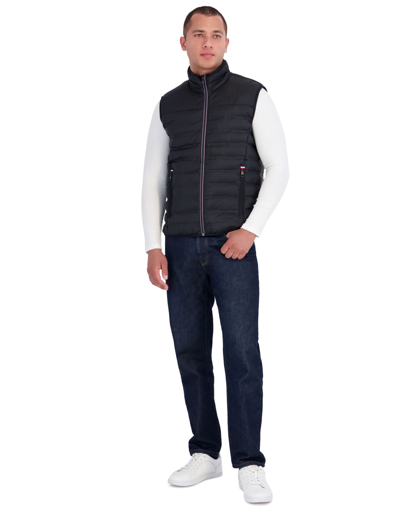 Мужской жилет Tommy Hilfiger Packable Vest, цвет: Чёрный — фото 2