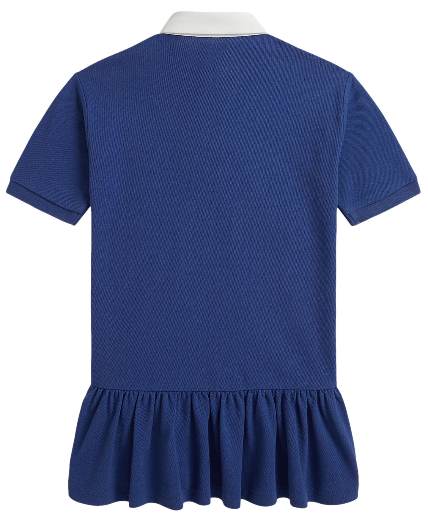 Детское регбийное платье Polo Ralph Lauren с логотипом из хлопковой сетки, 2T-6X, цвет: Лазурный — фото 2