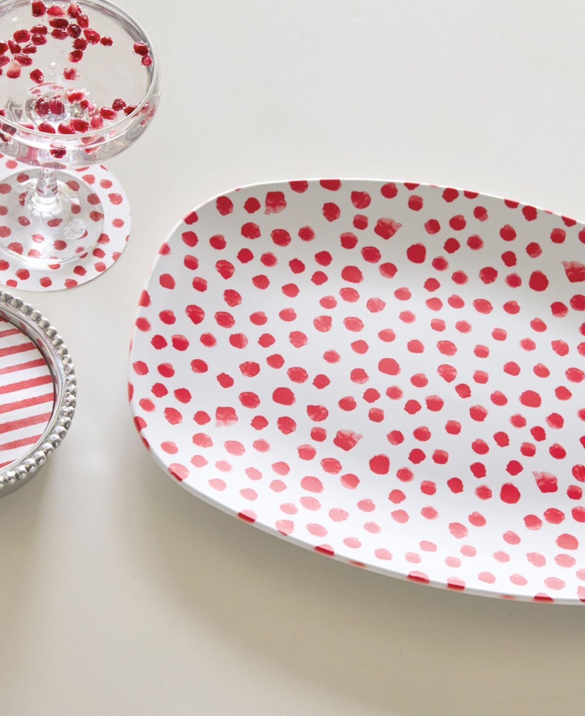 Mariposa Dotty Serving Tray Platter