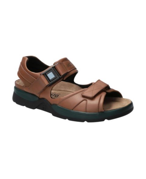 Мужские сандалии Mephisto Shark Fit Chestnut Nevada Sandal, цвет: Каштановый