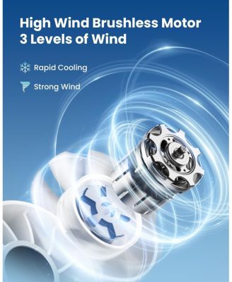 Portable Mini Fan, 3 Speed Handheld Fans with Power Display Flashlight, USB Rechargeable Battery, Lightweight Personal Cooling for Women Men