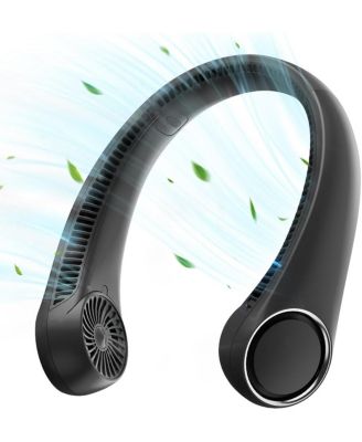 Portable Neck Fan Rechargeable, Hands-Free Cooling, 23.5hrs Runtime, Battery Powered Personal Wearable Fan Quiet, Summer Outdoor.