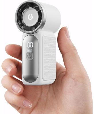 Portable Handheld Mini Fan, 6 Speeds 16900 RPM High Velocity Personal Fan with LED Display, USB Rechargeable, Mini Fan with Lanyard.