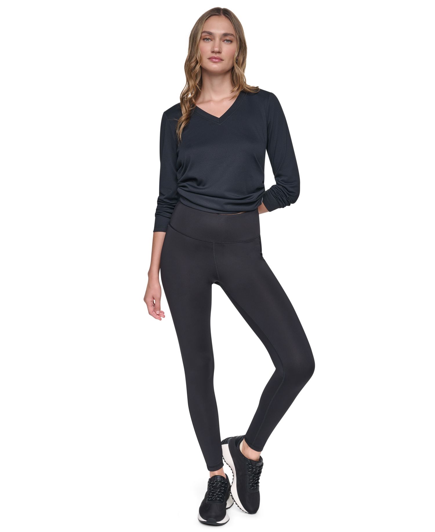 Women's Flocked Subtle Shine High-Waist 7/8 Legging
