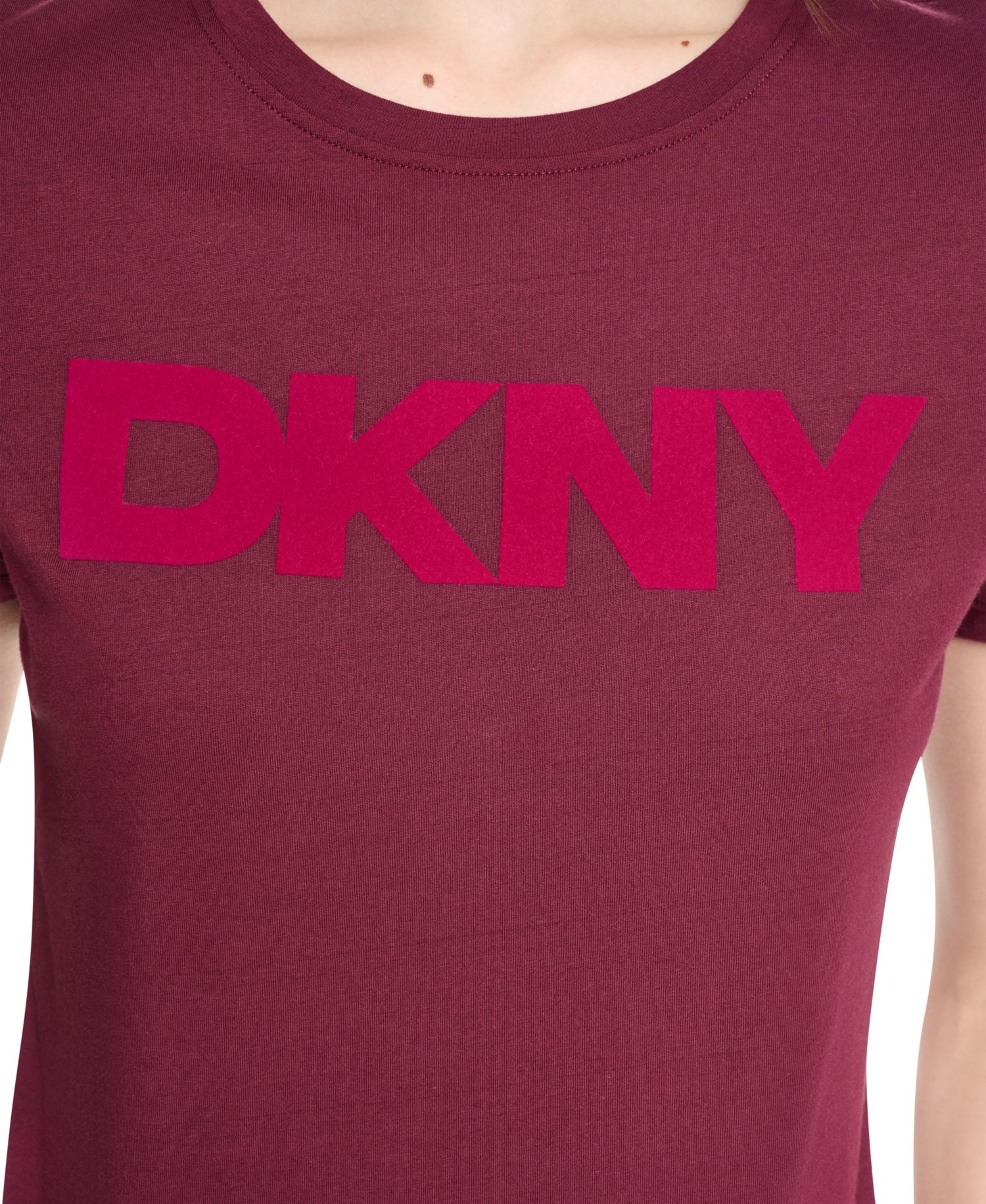Women's Flocked Logo Crewneck T-Shirt