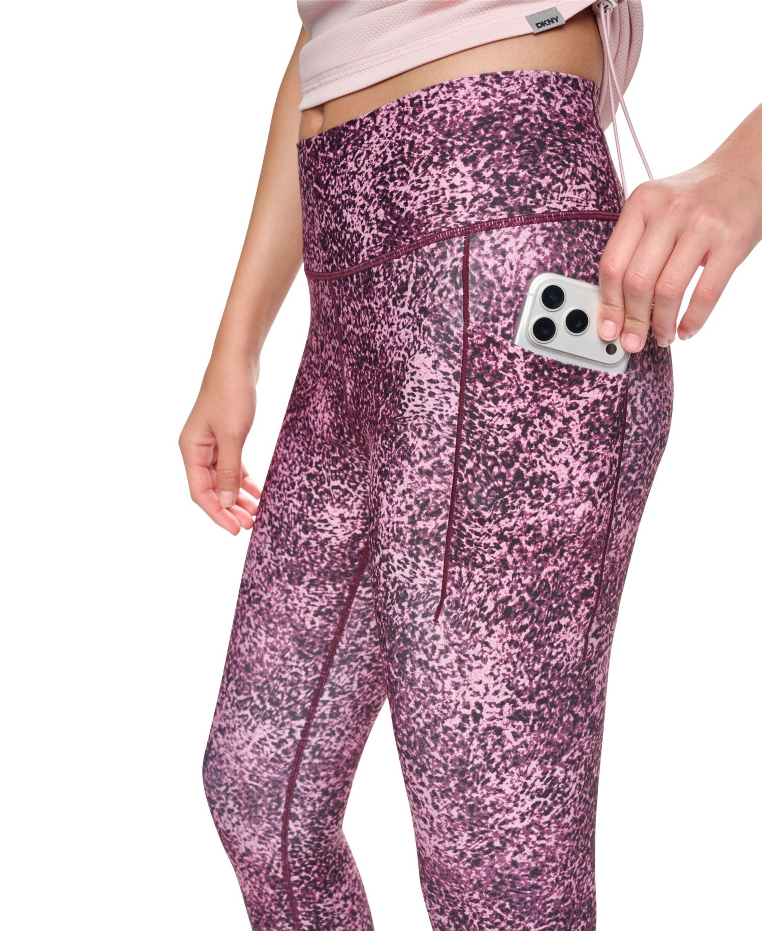 Women's High-Waist 7/8 Leggings with Floating Pockets