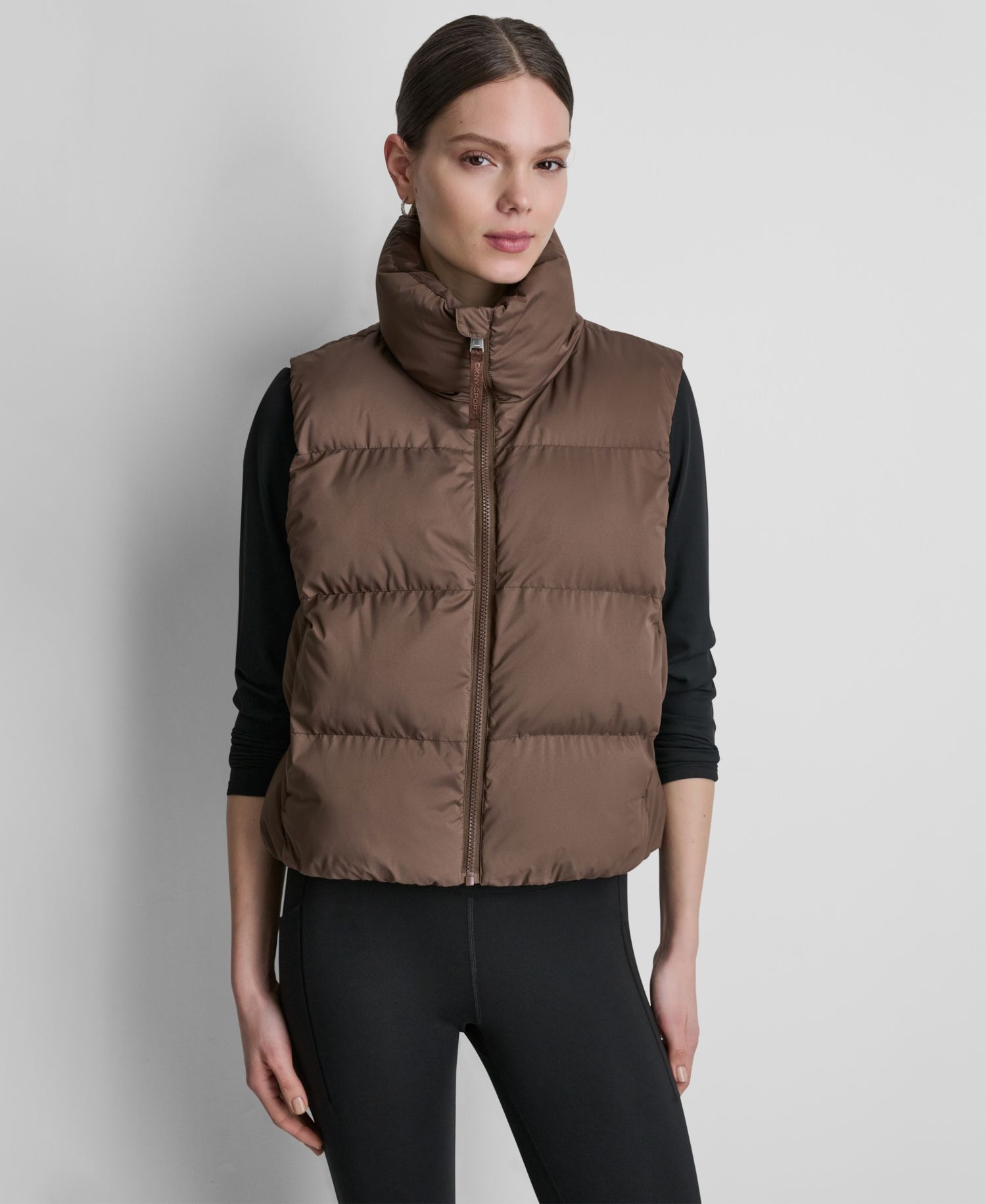 Women's Mock Neck Puffer Vest