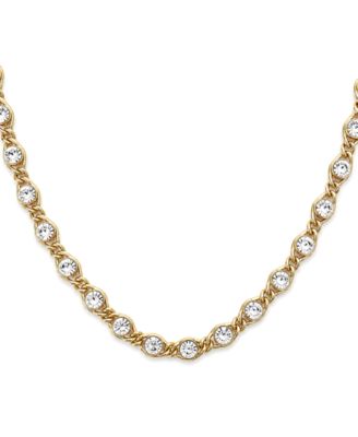 Clear Crystal Strand Necklace