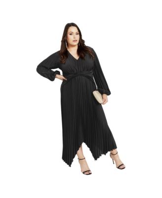 Plus Size Eve Pleat Dress