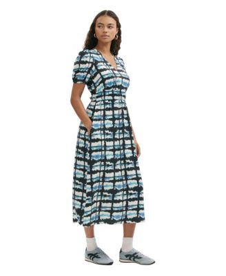 Women's Katerina Tie Dye Midi Short-Sleeve Dress
