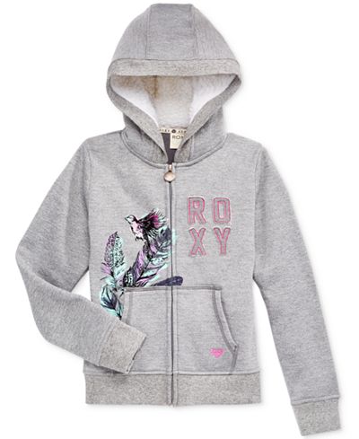 Roxy Free Bird Zip-Front Hoodie, Little Girls (2-6X)