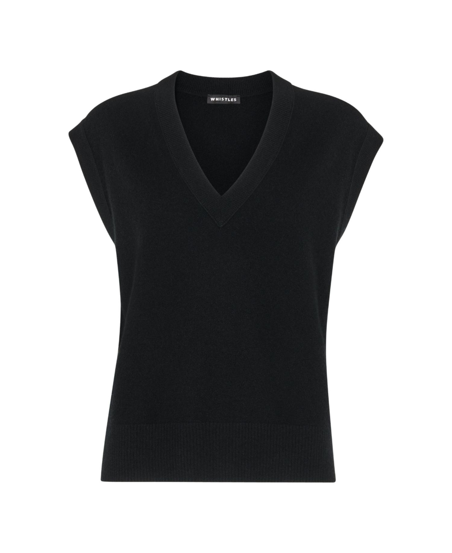 Women's V-Neck Cashmere Sleeveless Sweater Vest