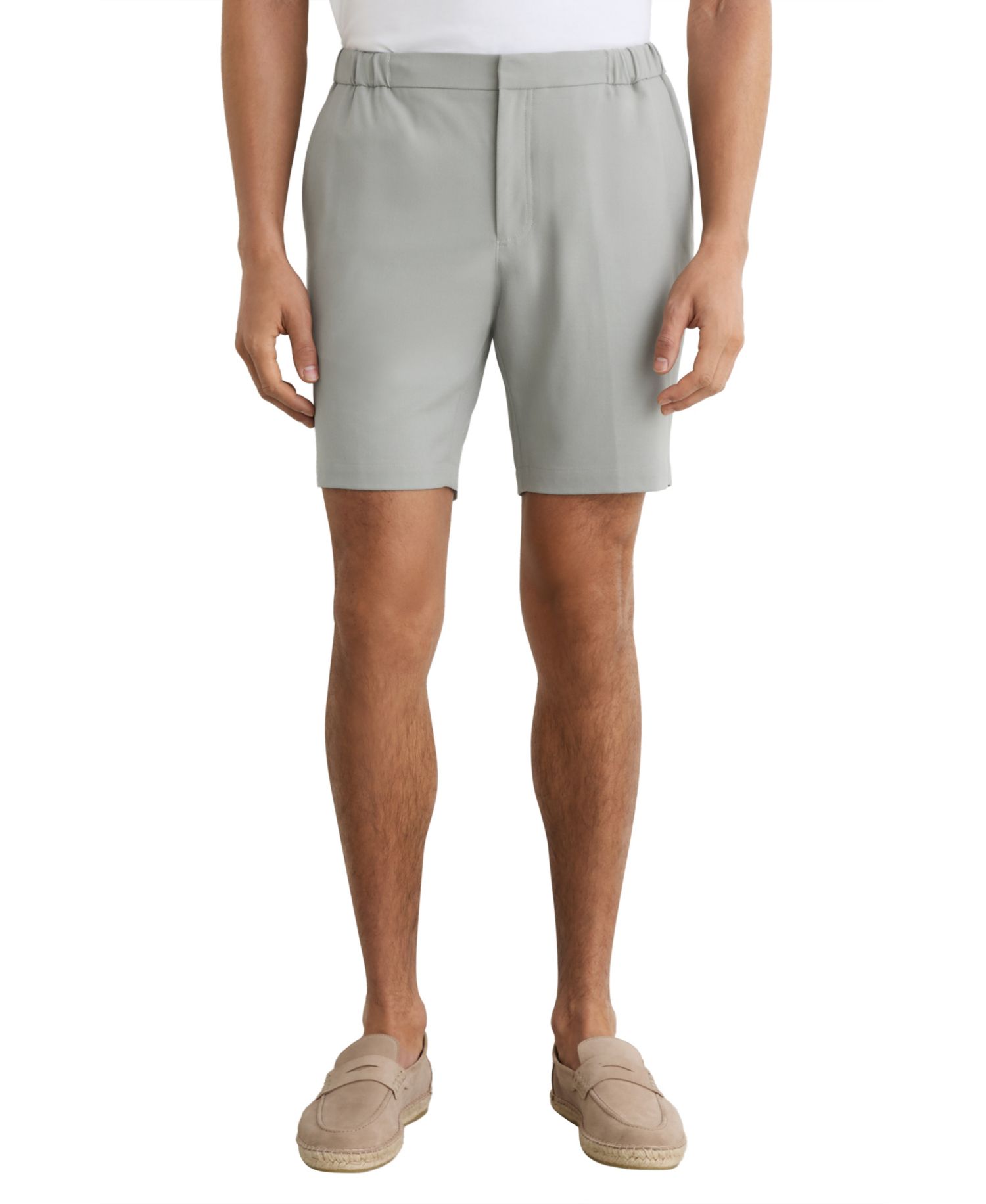 Men's Slim-Fit Pull-On Deck Chino Shorts