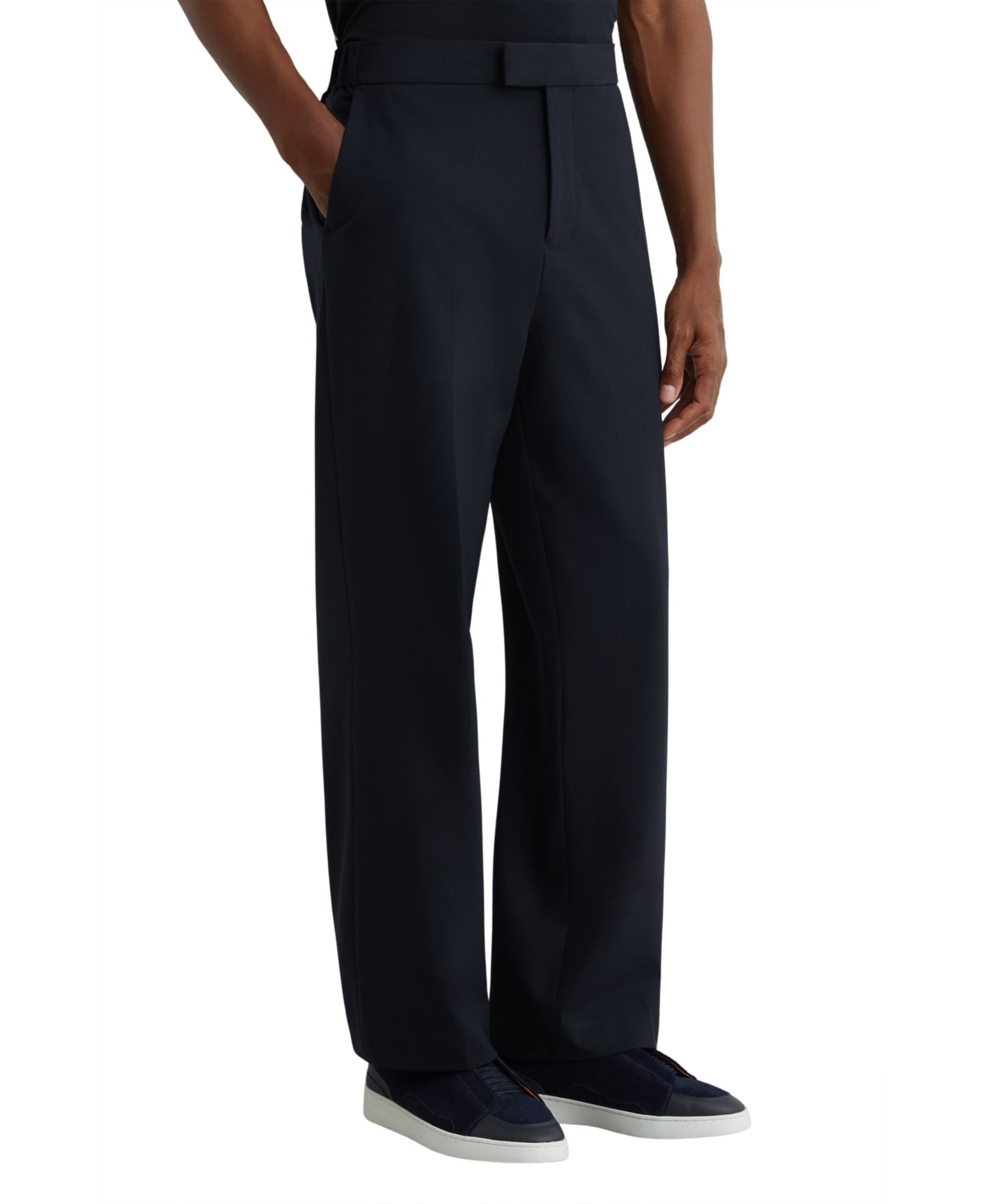 Men's Found Wide-Leg Relaxed-Fit Stretch Pants