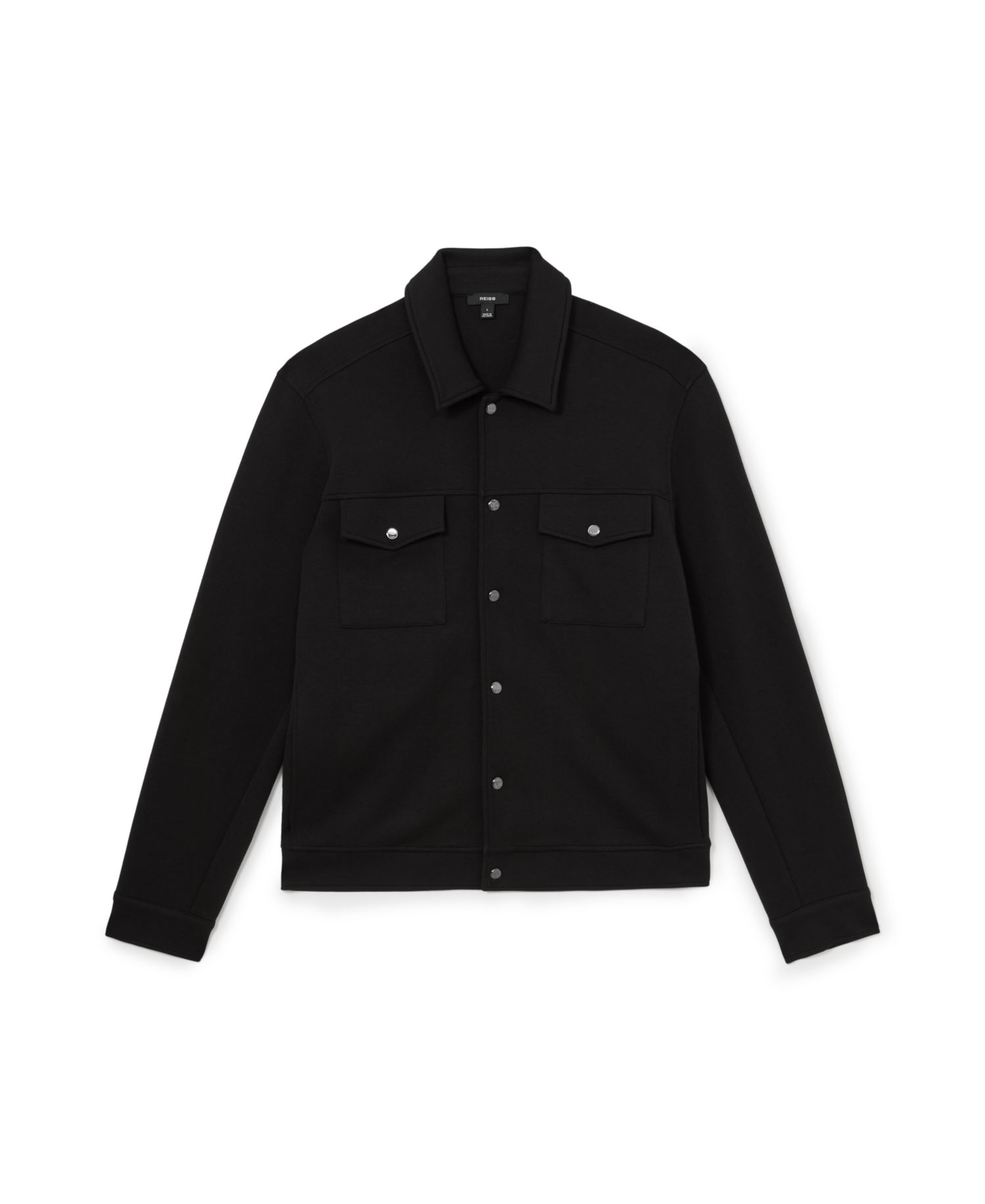 Men's Thom Sueded Interlock Jersey Regular-Fit Overshirt