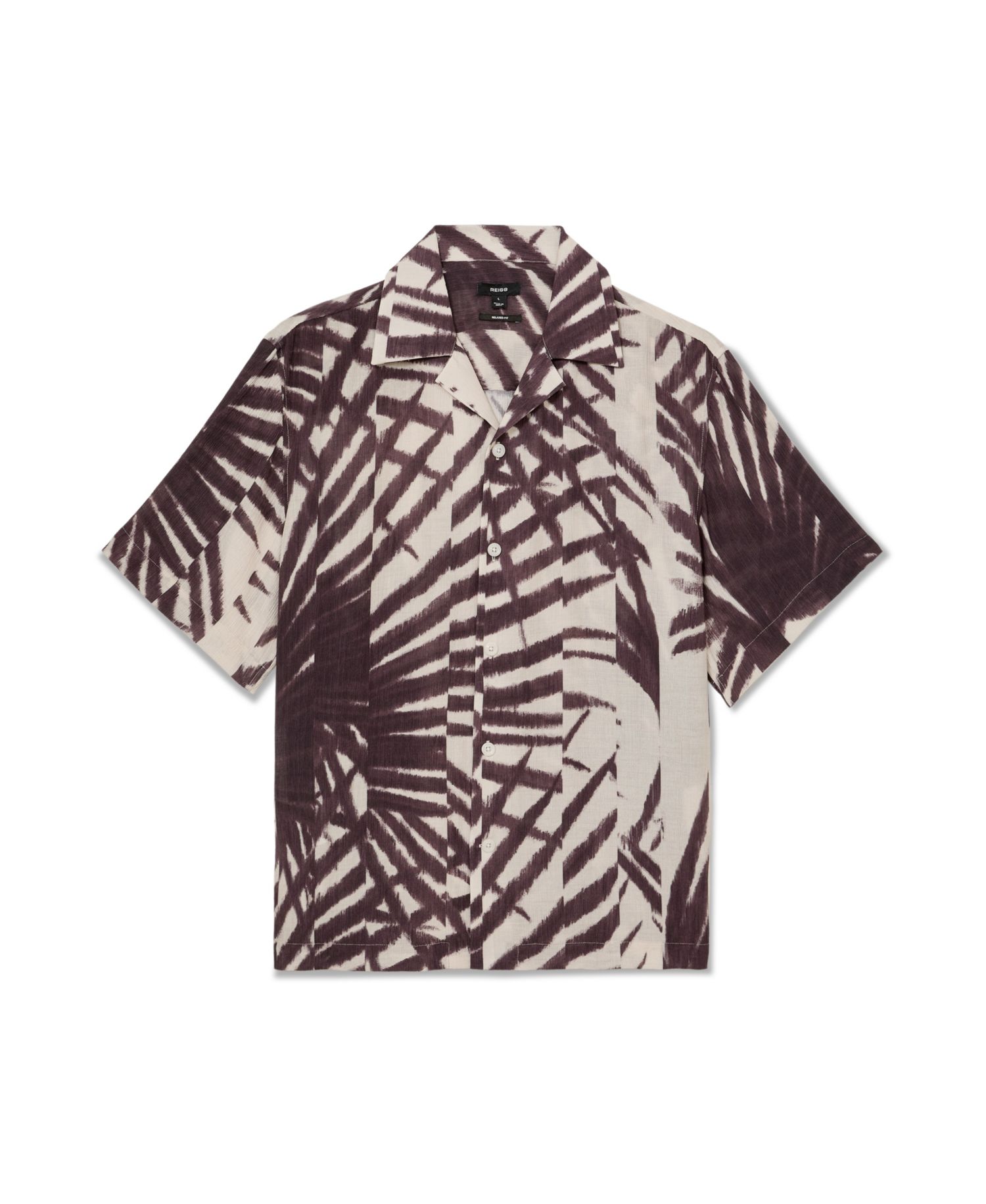 Men's Shindora Pliss&eacute; Cuban-Collar Shirt