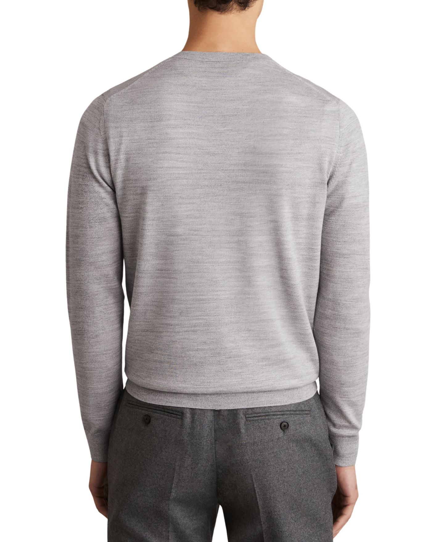 Мужской свитер REISS Wessex Merino Wool Slim-Fit Crew Neck — фото 2