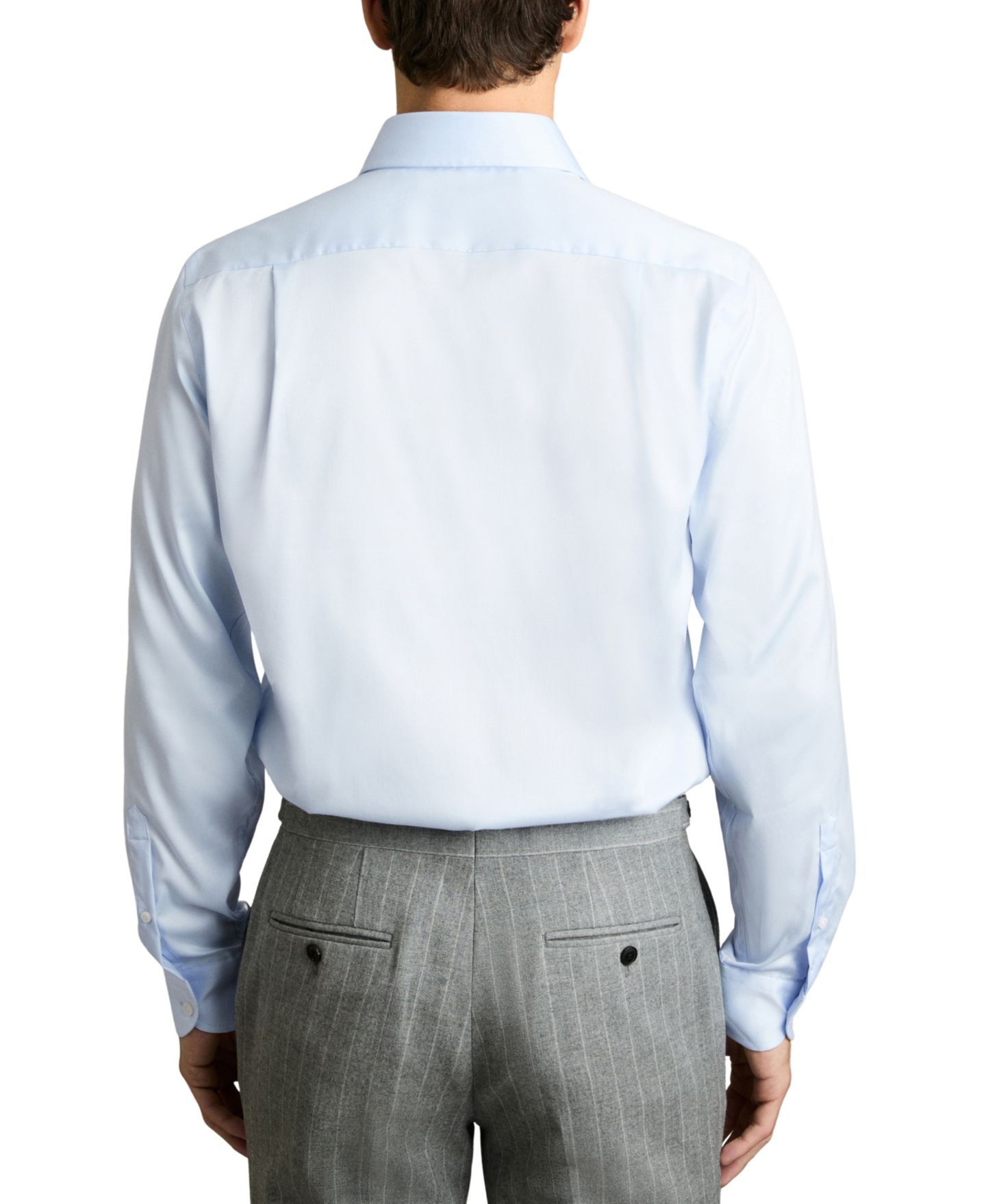 Мужская рубашка REISS Bishopsgate Long-Sleeve Spread-Collar Stretch — фото 2